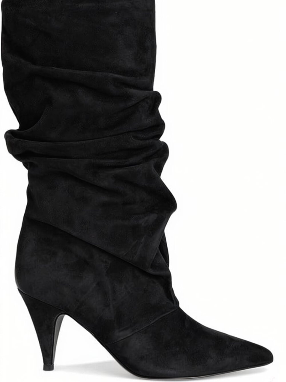 Marc Fisher Paityn Retro Slouchy Suede Mid Boots US Size 9.5